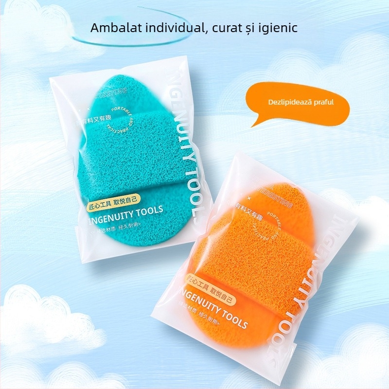 Burete de curățare facial din PVA - Extra mare, îngroșat - 540 bucăți pe pachet - Brand privat autorizat