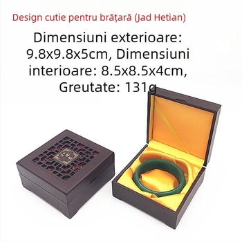 Cutie de bijuterii din ABS pentru brățări și coliere, rigidă, culoare solidă, personalizabilă