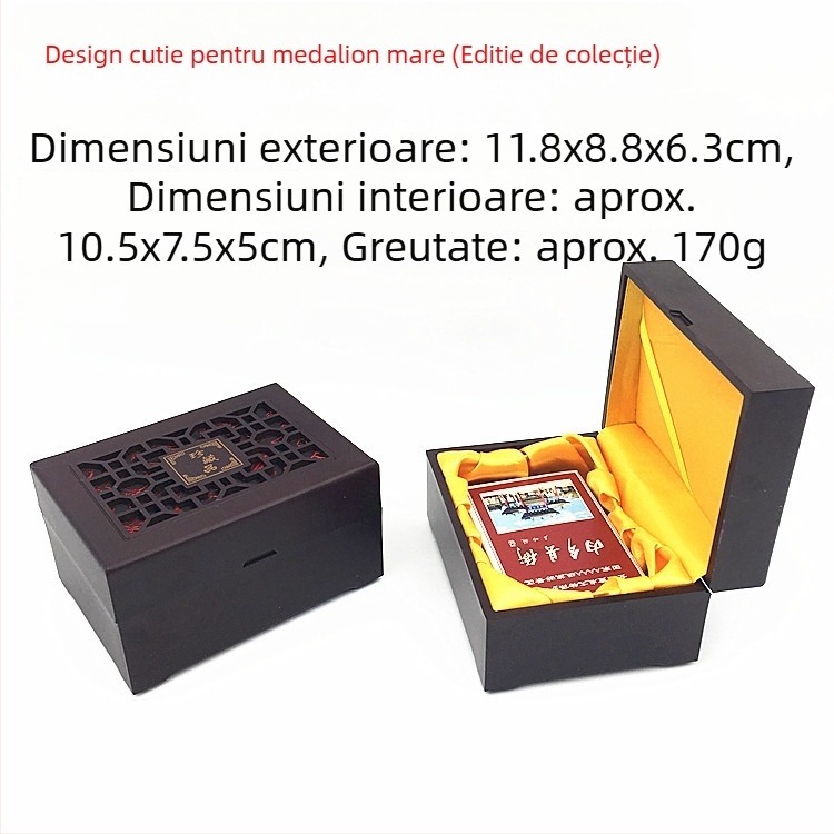 Cutie de bijuterii din ABS pentru brățări și coliere, rigidă, culoare solidă, personalizabilă