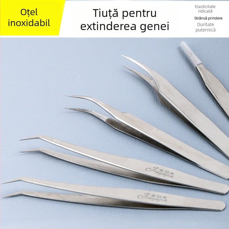 Pensete pentru gene din oțel inoxidabil, vârf ascuțit, utilizare medicală