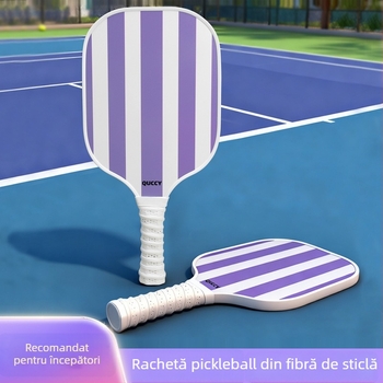 Set de rachete pickleball - fibră de carbon, marca Neli, 210 g pe rachetă; include 2 rachete, 4 mingi și un rucsac, greutate totală 540 g