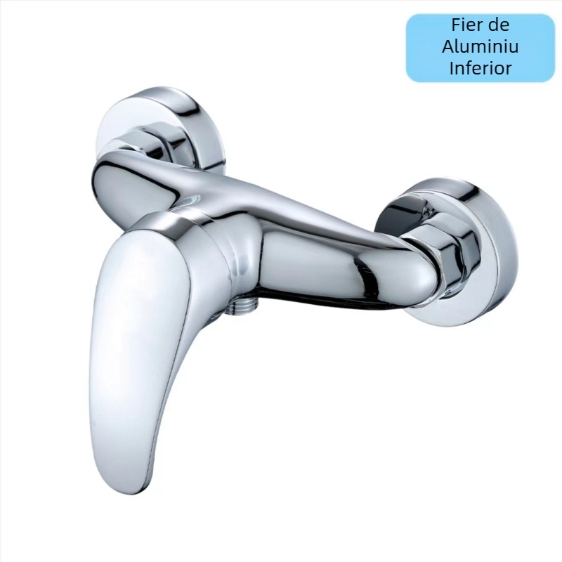 Robinet de duș din cupru, montaj pe perete, robinet amestec, cartuș ceramic, model Prince Shower