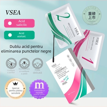 Patch nazal cu acid dublu pentru eliminarea punctelor negre (acid azelaic + acid salicilic) – 40 g, valabilitate 3 ani, îngrijire zona T, VSEA