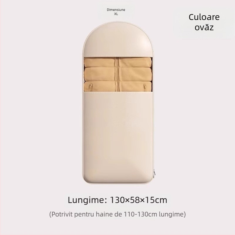 Sac de depozitare pentru paltoane – satin, protecție împotriva prafului și umezelii, stil simplu și modern, depozitare în dormitor