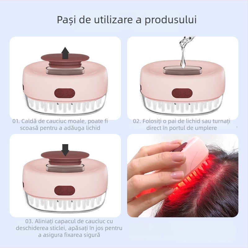 Aparat aplicator pentru scalp Lj6005 de la Beautiful/Liangji — calmare a scalpului, utilizare în toate anotimpurile, potrivit pentru femei, bărbați și vârstnici