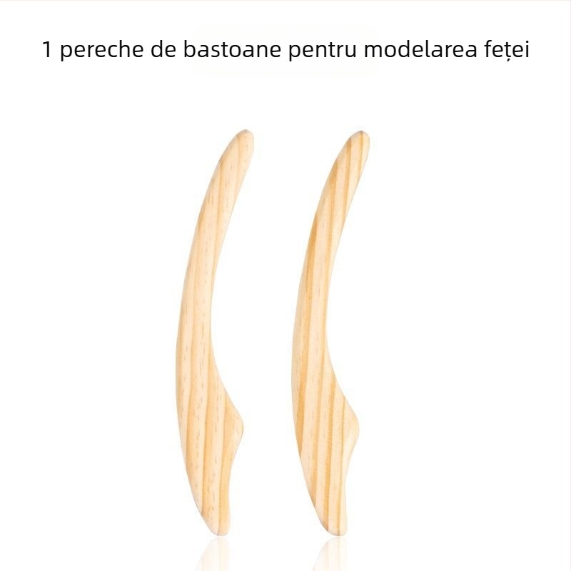 Stic de sculptare a feței cu rolă — instrument de masaj facial neelectric, model 2025