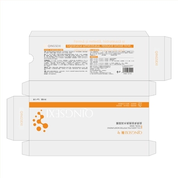 Qingxi Mască facială cu peptide de colagen – Peel-off, 50 ml, Hidratează, Întărește fermitatea pielii, Calmează pielea