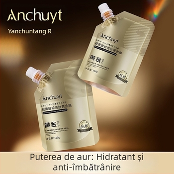 Mască peel-off cremă-gel cu retinol, peptide de venin de șarpe și film de aur – lifting, fermitate, anti-îmbătrânire, hidratantă (100 ml)