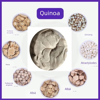 Mască de noroi cu ginseng QHOO – hidratare și hrănire, reparare a pielii și strălucire uniformă