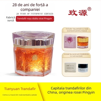 Mască hidratantă roz cu cremă-gel pentru ten normal/uleios/uscat (durata de viață de 3 ani; neimportată)