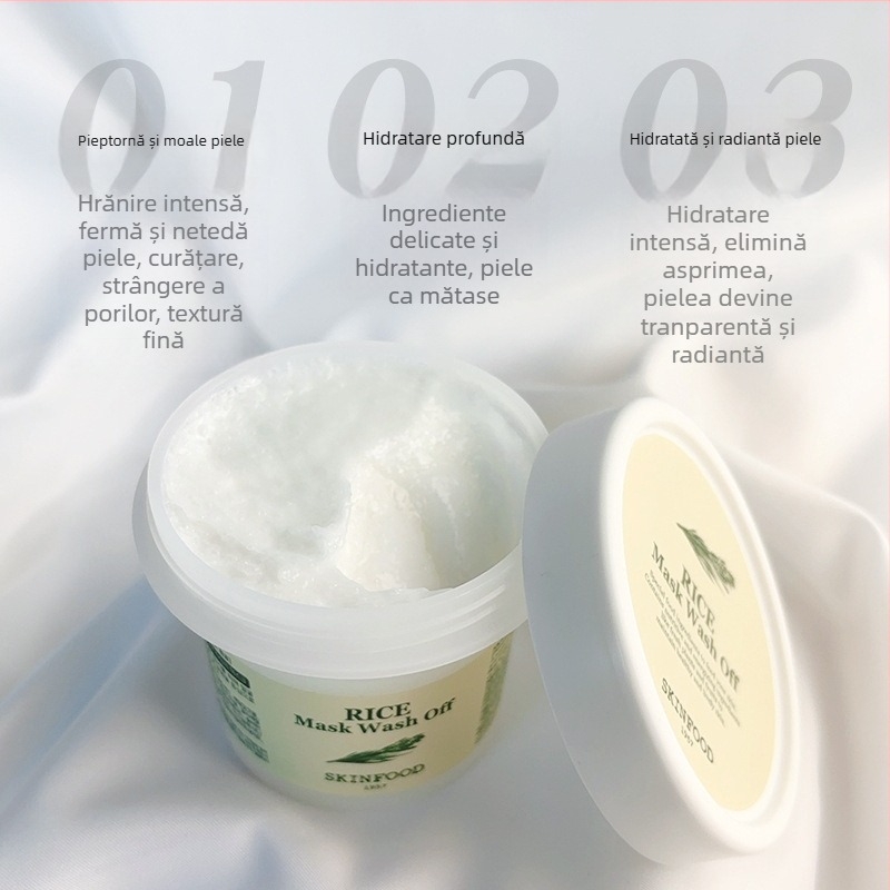 Mască de față cu esență granulară exfoliantă, pentru ten mixt, valabilitate 3 ani