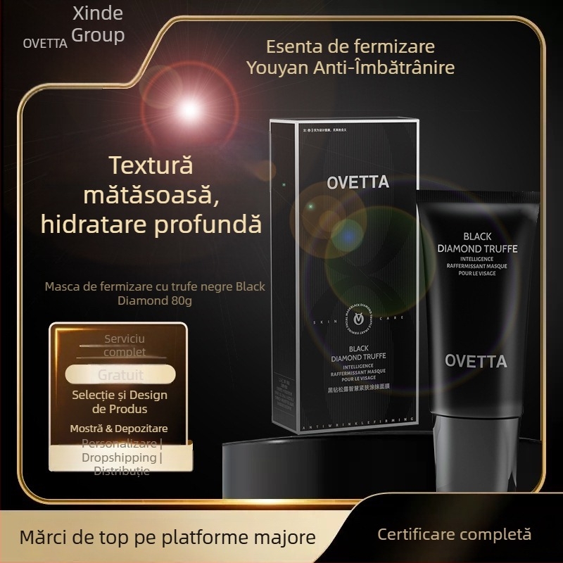 Ovetta Mască de somn cu trufe, fermitate inteligentă, hidratare, 80 ml, fără clătire