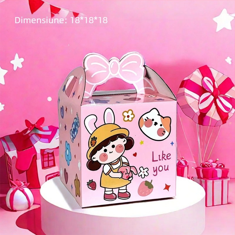 Cutie cadou pentru copii, model 007; cutie din carton; marca INYOU; ambalaj cadou