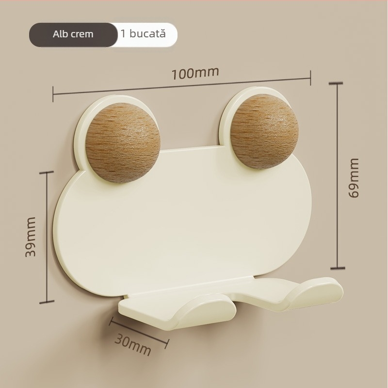 Organizator metalic pentru cabluri, montat pe perete, fără găuri, cu un singur cârlig, pentru cabluri de bucătărie