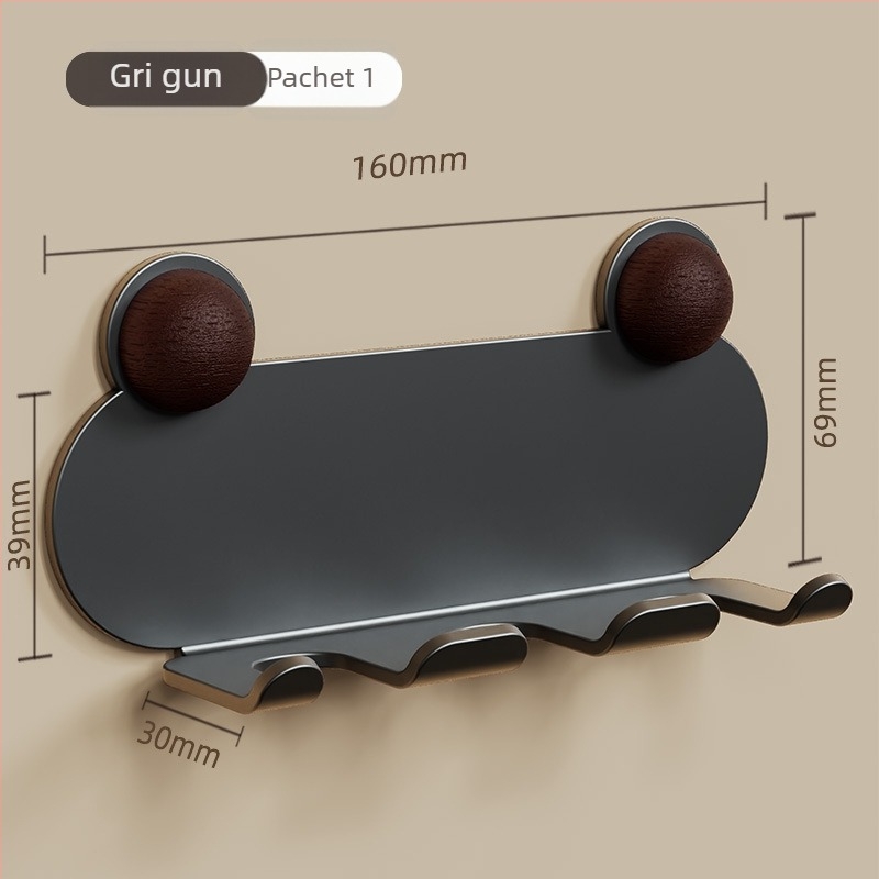 Organizator metalic pentru cabluri, montat pe perete, fără găuri, cu un singur cârlig, pentru cabluri de bucătărie