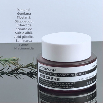 Dr.senmade mască gel de curățare și rejuvenare a pielii – film congelat, 50 ml, îndepărtare puncte negre, hidratare, potrivit tuturor tipurilor de ten