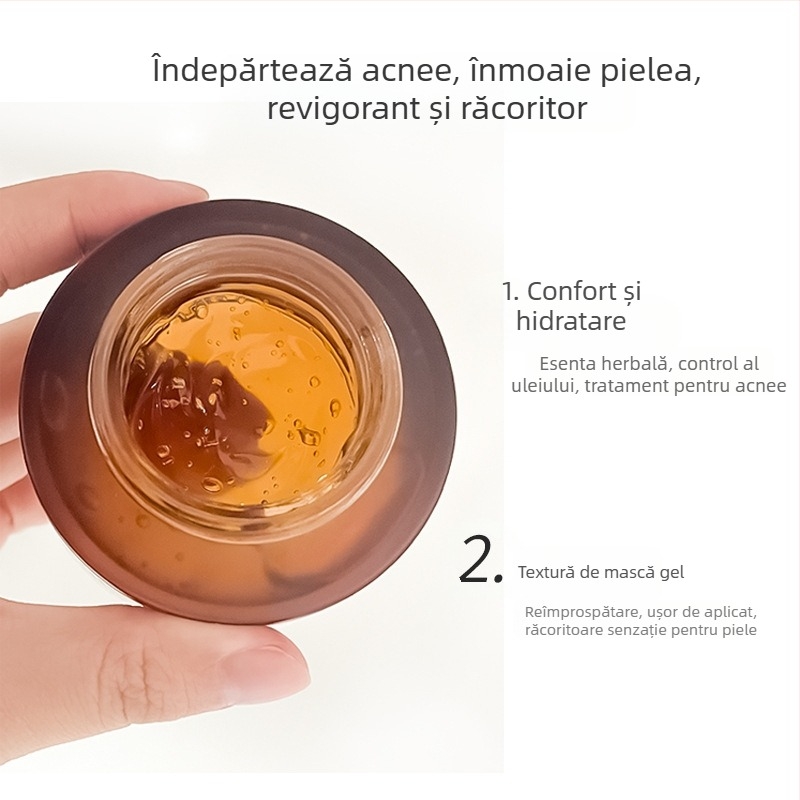 Dr.senmade mască gel de curățare și rejuvenare a pielii – film congelat, 50 ml, îndepărtare puncte negre, hidratare, potrivit tuturor tipurilor de ten