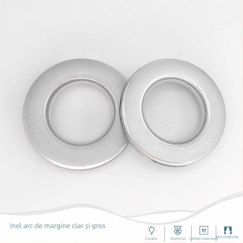 Inel perdea PP – întărit, inel perforat, cataramă pentru perdea, Material: PP, Stil: minimalist modern, Fără personalizare