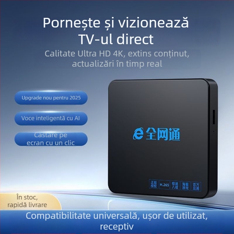 Set-top box pentru TV în rețea, Wi-Fi, 128 MB RAM, 480p