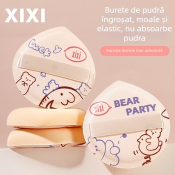 Puf pudră – utilizare uscată și umedă, material: burete, brand: xixi, 1 buc