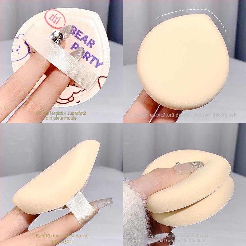 Puf pudră – utilizare uscată și umedă, material: burete, brand: xixi, 1 buc
