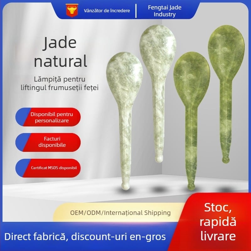 Bețișor de acupuntură pentru masaj facial – Jade Sha Road, personalizare cu logo