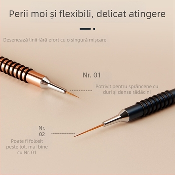 Creion pentru conturarea sprâncenelor, destinat practicii de tatuare – instrument pentru makeup artiști pentru designul sprâncenelor
