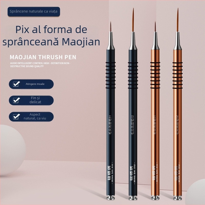 Creion pentru conturarea sprâncenelor, destinat practicii de tatuare – instrument pentru makeup artiști pentru designul sprâncenelor