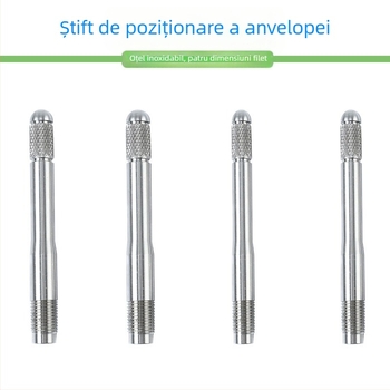 Pin de poziționare al axului de la roata pentru mașină – kit portabil de întreținere; suprafață cromată; material 4.8; standard: pin de poziționare