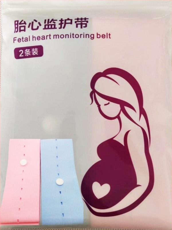 Centură pentru monitorizarea ritmului cardiac al fătului, material din fibră de poliester, aplicație: altceva