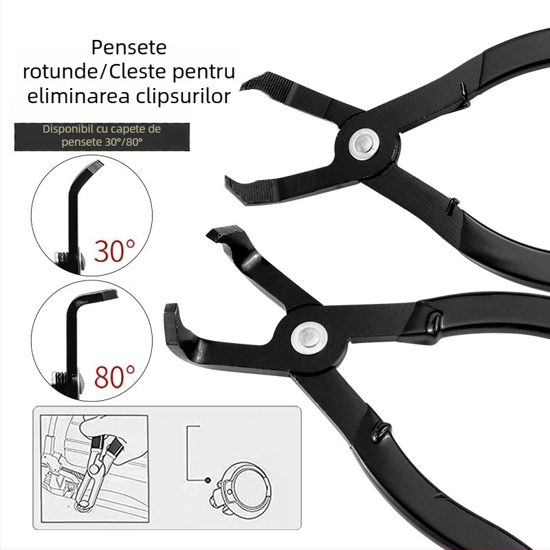 Clește pentru demontarea panoului interior al mașinii — mâner PVC antiderapant, oțel carbon