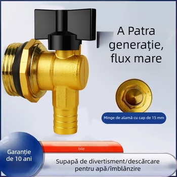 DNFM-9 Robinet cupru pentru încălzire în pardoseală, difuzor/ventil de evacuare, certificat EU CE