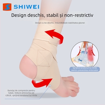 Protector de gleznă înfășurabil, pentru prevenirea entorsei, pentru adulți, sporturi și alergare