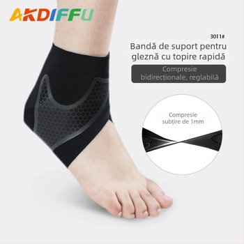 Protecție pentru gleznă pentru sporturi, material de scufundare, brand Acco Diffie, parte protejată: gleznă, potrivit pentru fotbal, alergare și ciclism