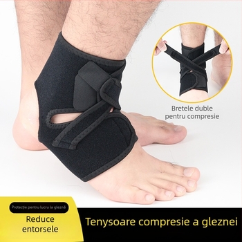 Protecție gleznă, mansetă elastică pentru fotbal, adult, material principal: diving material, parte protejată: gleznă