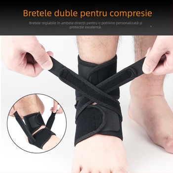 Protecție gleznă, mansetă elastică pentru fotbal, adult, material principal: diving material, parte protejată: gleznă