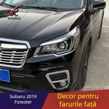 Ramă decorativă pentru far pentru Subaru Forester 2019, Wen Kai WK-877, ABS