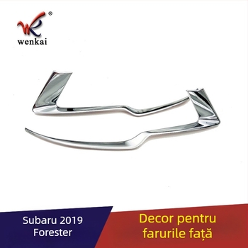 Ramă decorativă pentru far pentru Subaru Forester 2019, Wen Kai WK-877, ABS