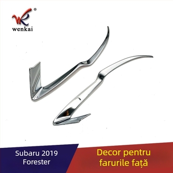 Ramă decorativă pentru far pentru Subaru Forester 2019, Wen Kai WK-877, ABS