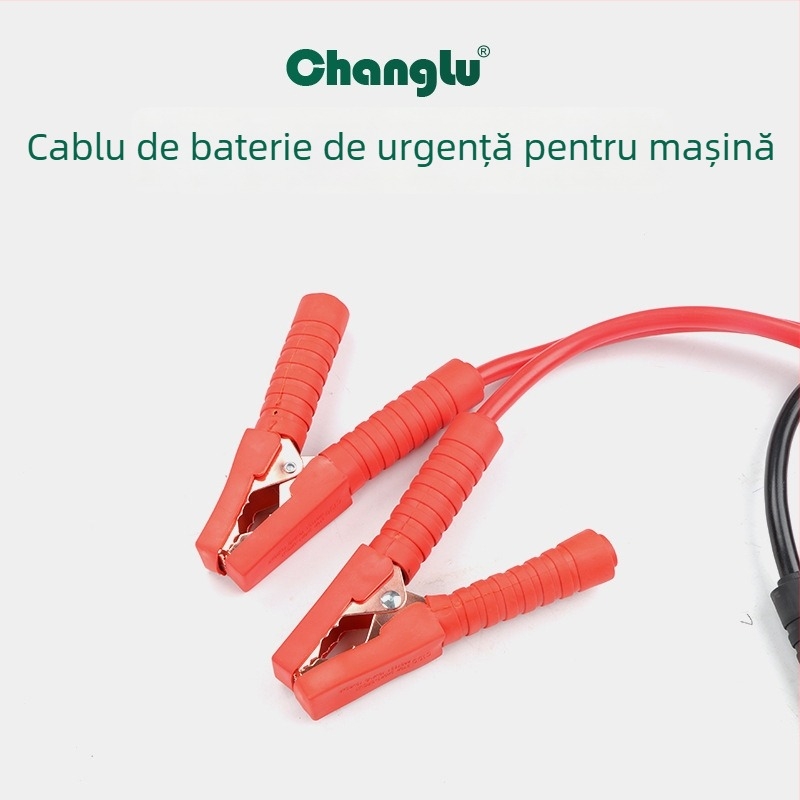 Cablu de pornire auto cu conductor din cupru – cleme pentru baterie, Long Deer