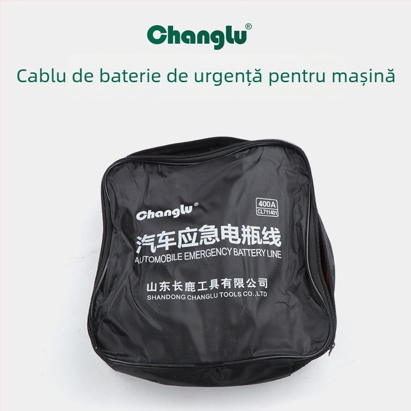 Cablu de pornire auto cu conductor din cupru – cleme pentru baterie, Long Deer