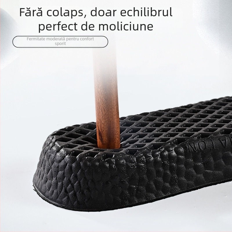 Talpă de înălțare cu grafen antibacterian, masaj al arcului, pentru adulți unisex, material PU + grafen