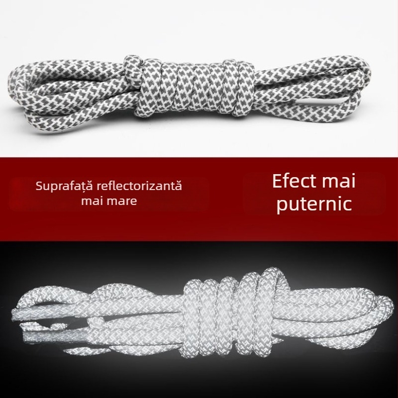 Șnururi pentru încălțăminte, reflectorizante, pentru încălțăminte casual, toamnă, marcă Super Fire