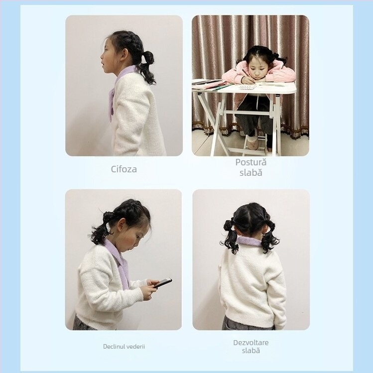 Centură corectoare de postură pentru copii cu senzor inteligent, Mericle TBJZQ-02, model din 2024