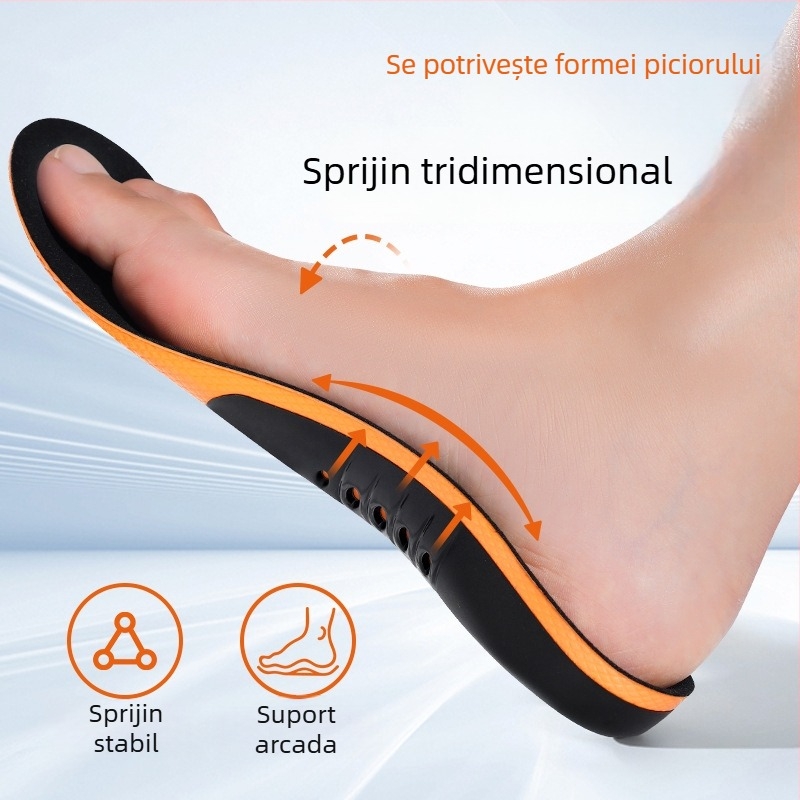 PU talpă cu suport pentru arc, talpă completă, unisex, potrivită pentru încălțăminte sport, pantofi din piele și botine, ameliorează durerea arcului și a călcâielului