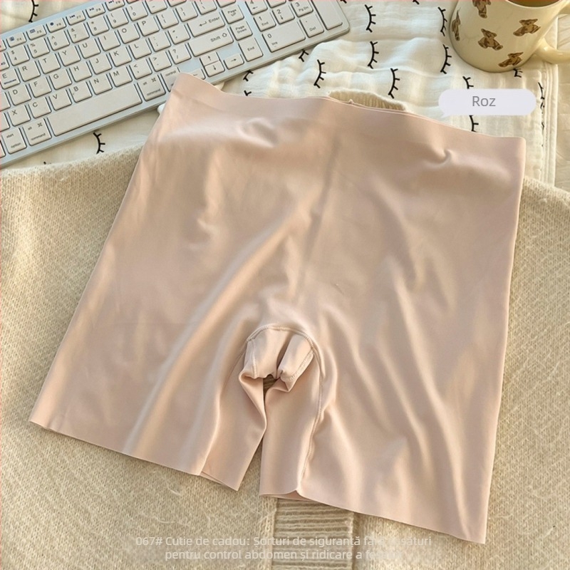 Pantaloni de siguranță pentru femei, talie înaltă, material ice silk, nailon 81,2%, căptușeală în zona cracului 100% bumbac, design 2‑în‑1