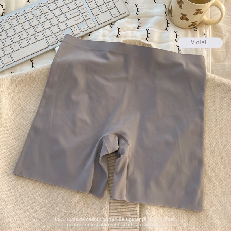 Pantaloni de siguranță pentru femei, talie înaltă, material ice silk, nailon 81,2%, căptușeală în zona cracului 100% bumbac, design 2‑în‑1