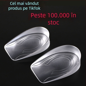 Talpă înălțătoare din silicon – Half Pad, Model H66, Unisex, Crește înălțimea