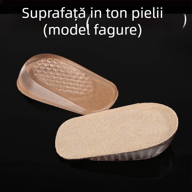 Talpă înălțătoare din silicon – Half Pad, Model H66, Unisex, Crește înălțimea