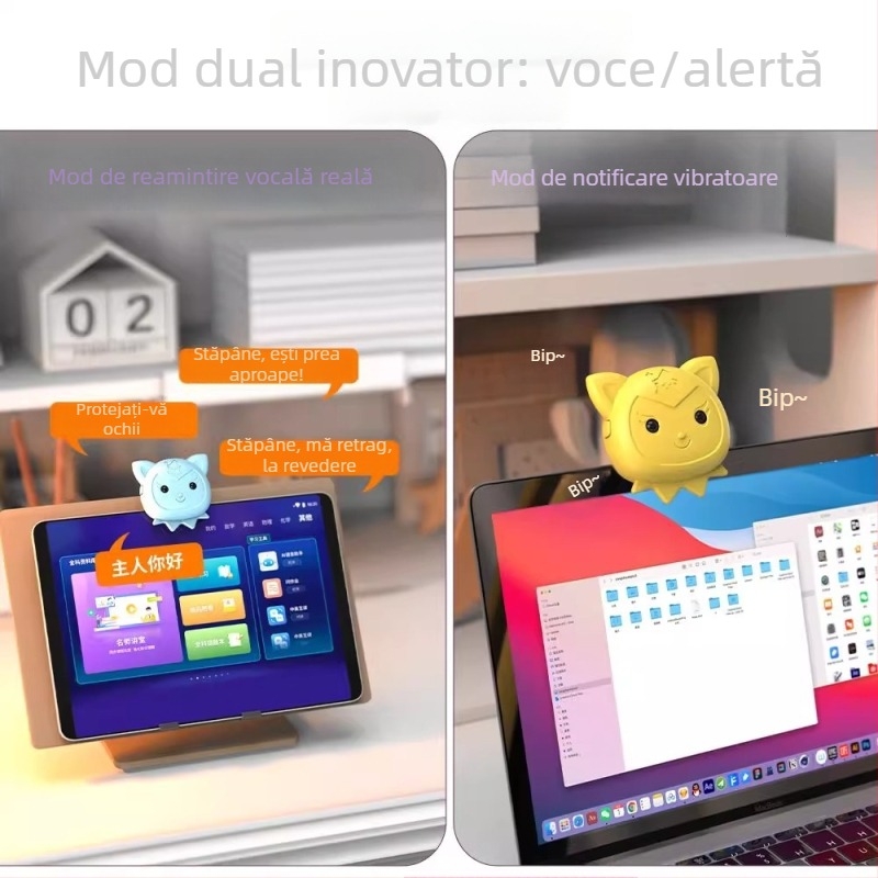 Dispozitiv inteligent de reamintire a distanței pentru copii, protecție a vederii și corectare a posturii, anti-miopie (Brand: Friendly; Model: Other; Anul lansării: 2025; Cod produs: Youfanggang 626968003195)